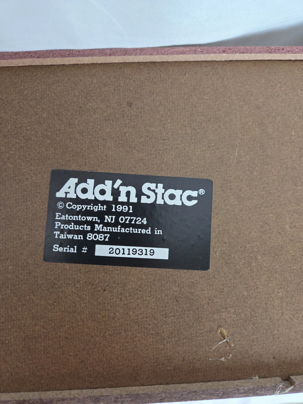 90 Cd's...Vintage 3-Drawer Woodgrain Media Organizer in Brown..